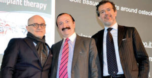 Jaime A. Gil, Giovanni Zucchelli y Carlo Poggio.